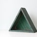 Vintage Green Triangle Box