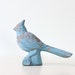 Vintage Concrete Bird - Blue Cardinal