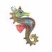 Lampwork Boro Glass Pendant - Focal Bead - Seahorse