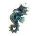 Lampwork Boro Glass Pendant - Focal Bead - Seahorse Midnight blue