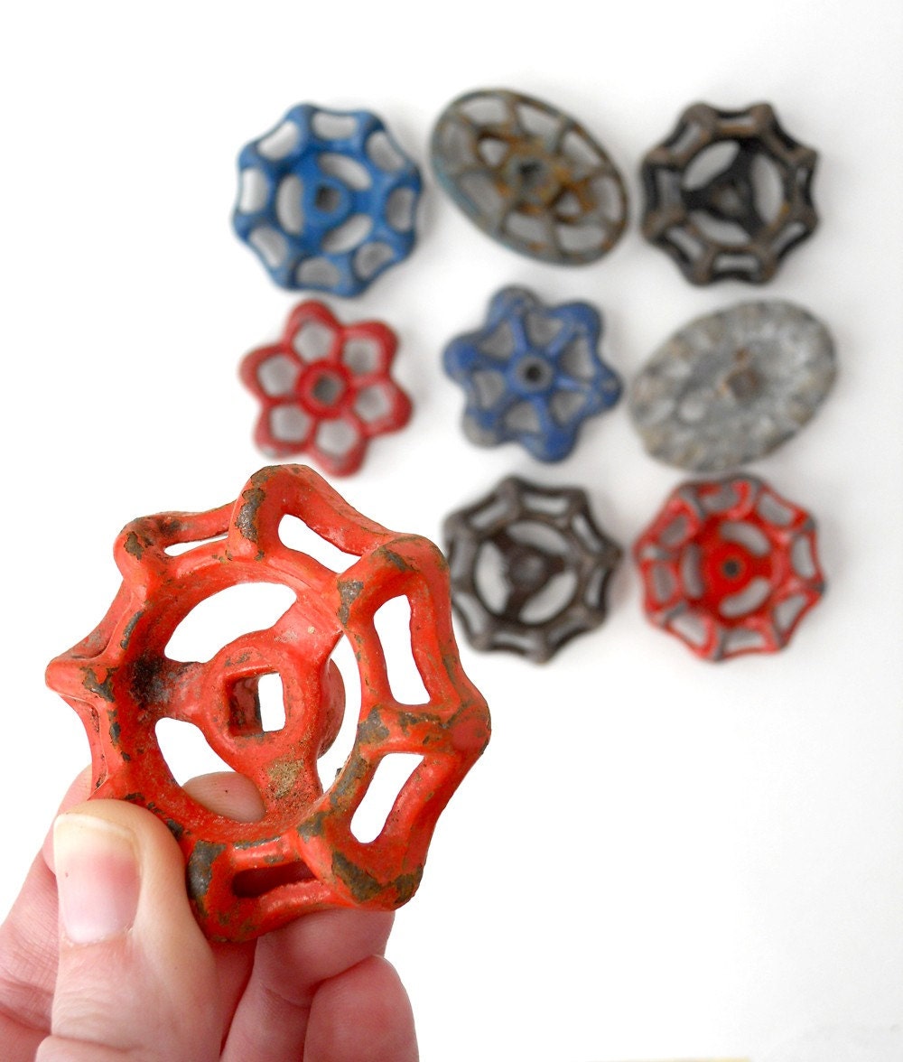 Instant COLLECTION of GARDEN Water Faucet Knobs Set of 9