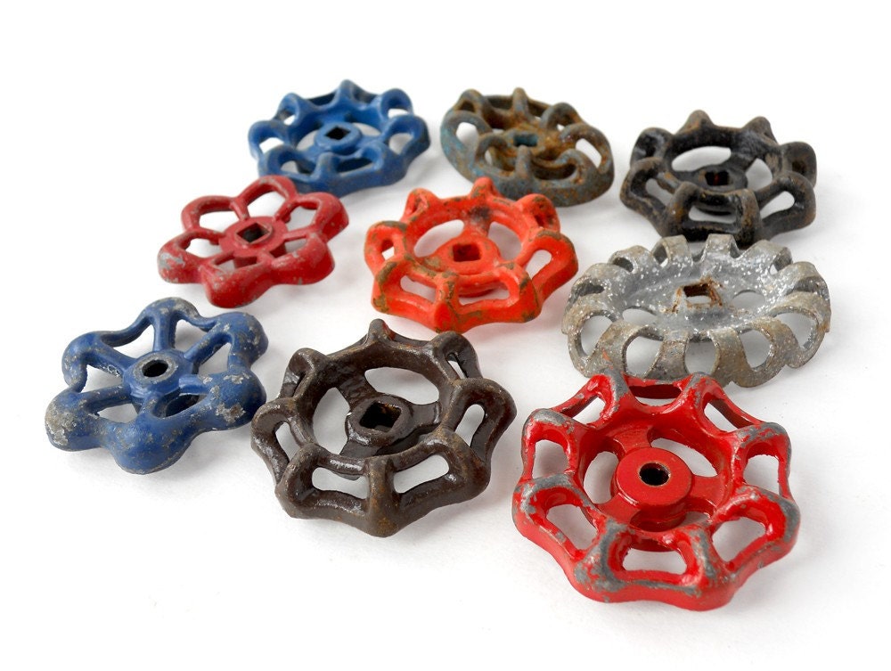 Instant COLLECTION of GARDEN Water Faucet Knobs Set of 9