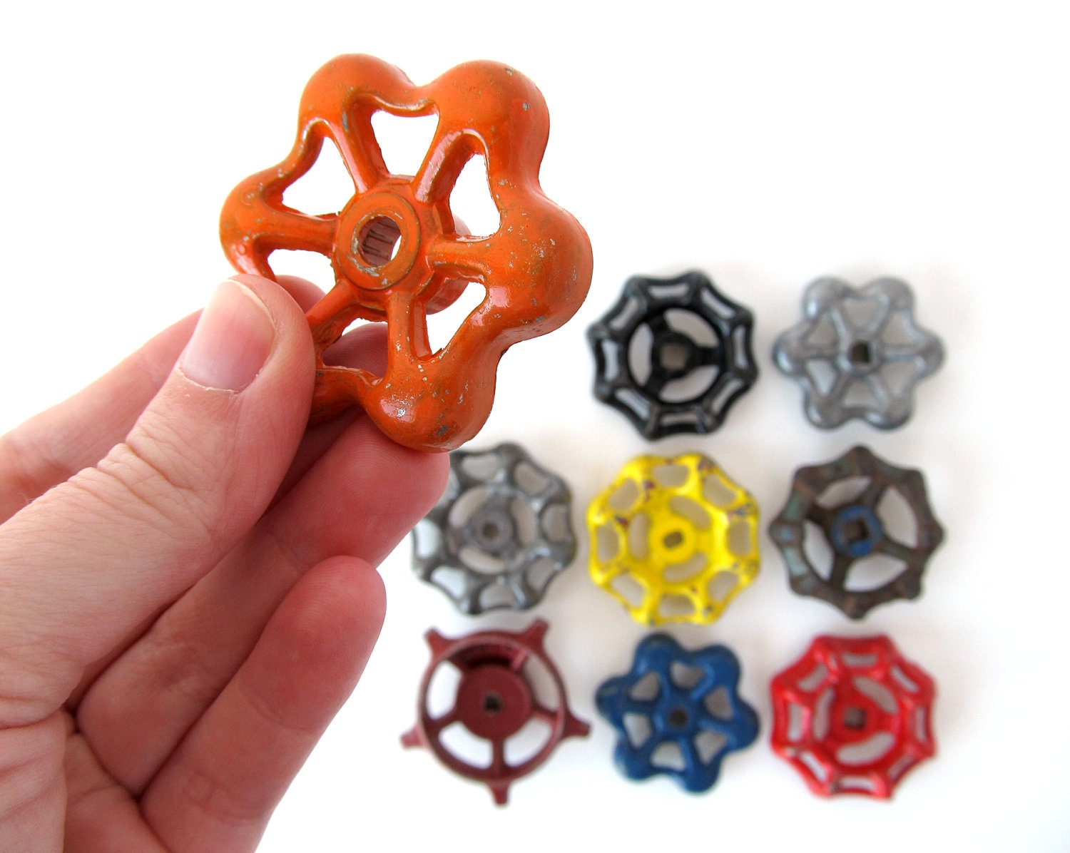 Instant COLLECTION of GARDEN Water Faucet Knobs Set of 9