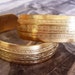 1 PC Raw Brass Art Deco Cuff Bracelet - B015