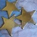 1 PC Raw Brass Fancy Star Sheriff Badge Blank - MM04