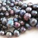 1 Strand Premium - Faceted Fresh Water Pearls / Purple Pewter - 5mm x 6mm