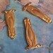 2 PC Egyptian Revival Natural Brass Pendant \/ Earring Drop Finding - ZNE J0207