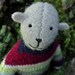 Pogo - Walter, eco friendly wool bear, upcycled.