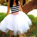 Striped Tulle Party Dress