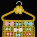 Hair Bow Holder YELLOW Closet Organizer Hanger Storage For Jewelry Hair Accessories Hairbows Barrettes Crochet Boutique