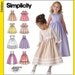 Simplicity 4337 Sewing Pattern Child's Flower Girl Dress Size 5-8 Uncut Complete