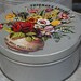 reserved for Dvora Roth Sherman's Arcadia 100 percent whole wheat fruitcake tin vintage metal tin great storage