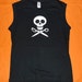 CLEARANCE - Skull n Scissors - Women's Muscle Tank - Black and Blue available