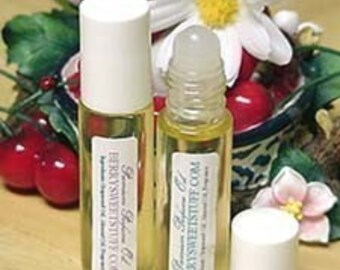 Strawberry Whipped Cream Perfume Oil Fragrance Scent Roll on - Vegan - Berry Fruity Cologne - Handmade Strawberry Vanilla Perfume