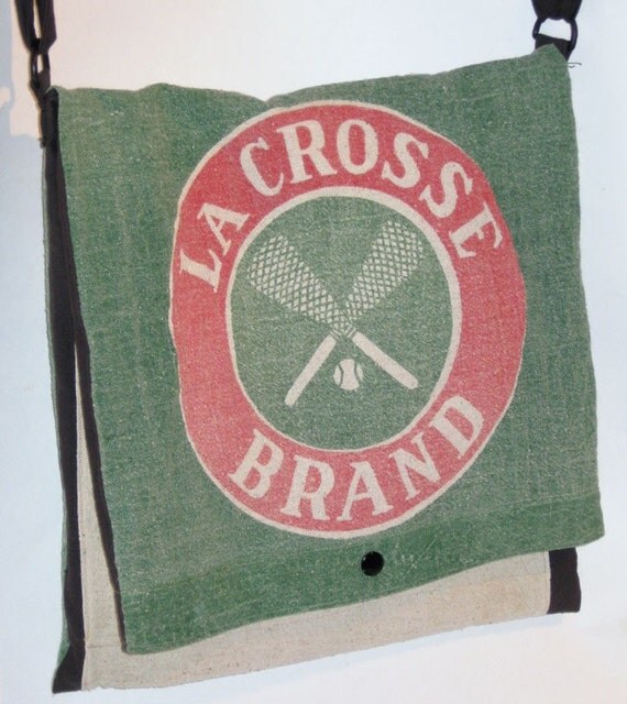 Vintage LaCrosse Brand Seeds Folded Shoulder Purse