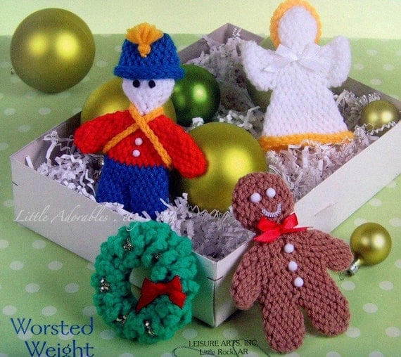 Crochet Holiday Christmas Ornaments New Pattern Book