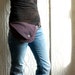 Purple Belt Bag : Hip Bag, Fanny Pack, OOAK