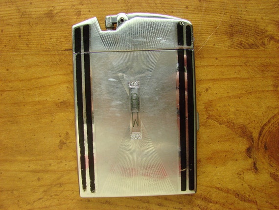 vintage ronson lighter cigarette case