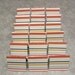 18 Mini Cards - blank for thank you notes - bright stripe