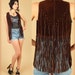 ViNtAgE 60's Fringe HiPPiE Rocker Suede Vest