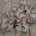 10% OFF THRU 5/15/13-Girls Hair Bows Rainbow Boutique Pigtail Set of 2 Hairbows