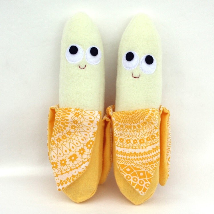 cotton food banana plush