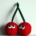 hug me food plush cherries