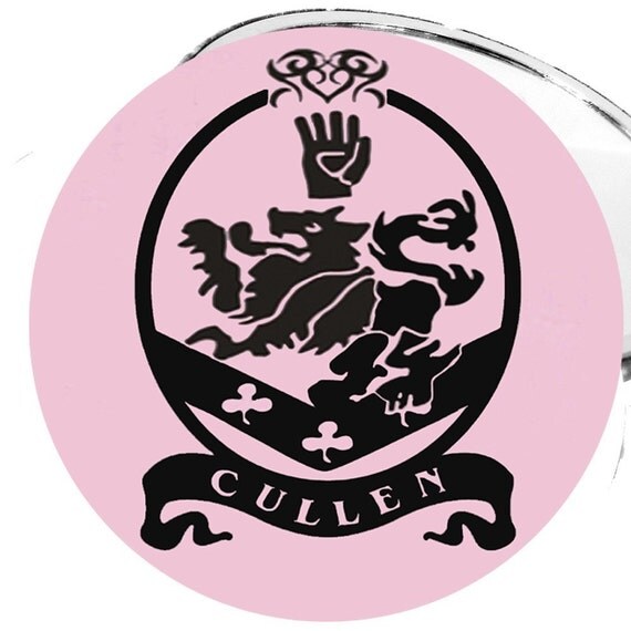 Pink Themed Cullen Vampire Family Crest 2 by CarolinaHomeStudio