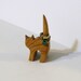 Cat Ring Holder Made Of Two Woods