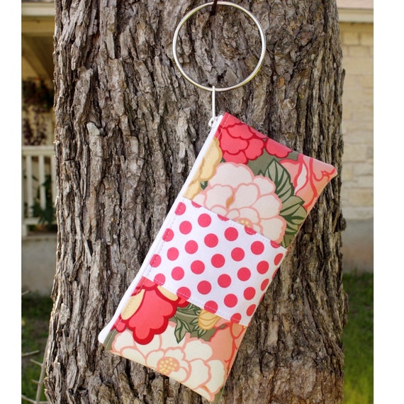 pink and red clutch