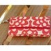 Smart Phone Wallet Or Cell Case in Cherry and Cream Floral