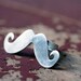 Sale Fancy mustache knuckle ring sterling silver No.3 Last of it's kind