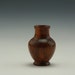 1" Scale Handmade Miniature Dollhouse Turning Vase Cocobolo