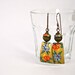 Earrings from Vintage Tin Recycled