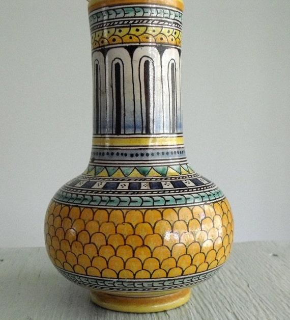 Vintage Deruta Italian Pottery Vase