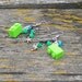 Green Mega Bloks Earrings