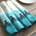 Beach Cottage Cloth Napkins, Octopus, Blue Aqua, Dinner Napkins, Beach House, Fabric, Dinner set 4