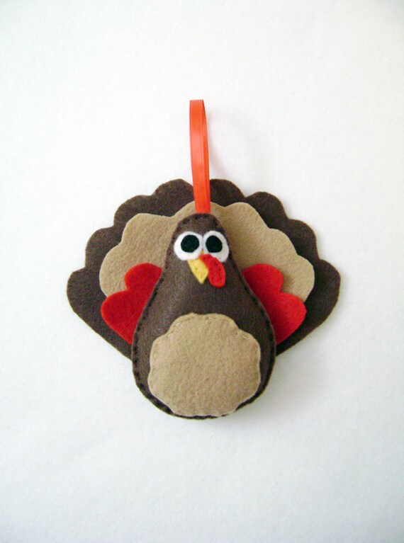 felt holiday ornament jake the turkey felt holiday ornament jake the turkey