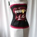 vampire corset top handmade - Bloodsucker - smarmyclothes goth halloween