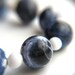 SALE 50% Off - Blue Sodalite Necklace . Blue Stone Necklace Agate . Gemstone Necklace . Dark Blue Necklace - Cascada Collection . Galaxy