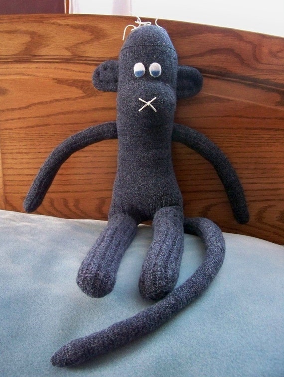 Blue Sock Monkey