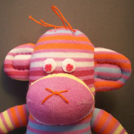 stripey monkey soother