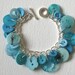 Button Bracelet Peppermint Patty