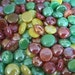 Mosaic Tiles 60 HOT SALSA SPICE Mix Glass Gem Mix