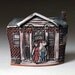 Christmas Holiday Miniature House Earthenware Sculpture