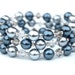 Pearl Cuff, Sparkling Silver and Gray Pearl Memory Wire Bracelet, Evening Accessory