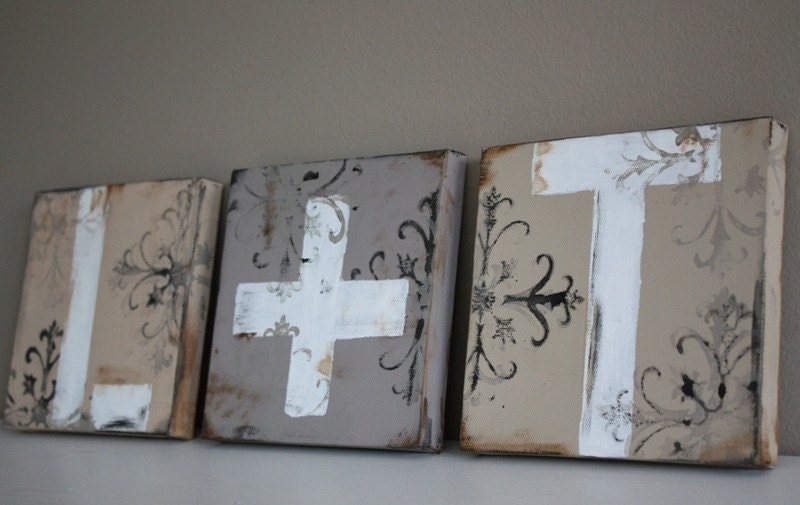 Letter Canvases Classic Featured on HGTV by beachchik on Etsy