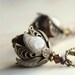SALE Flower earrings - Autumn,Fall,brown,chestnut,tan,brass,filigree,flower,weddings,bridesmaid,swarovksi crystal,glass,bronze earrings