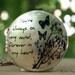 Butterfly tree locket - quote, love, brass, vintage, image, art, locket
