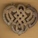 vintage raw brass findings in goth or victorian look, loop on each end of top, chased design